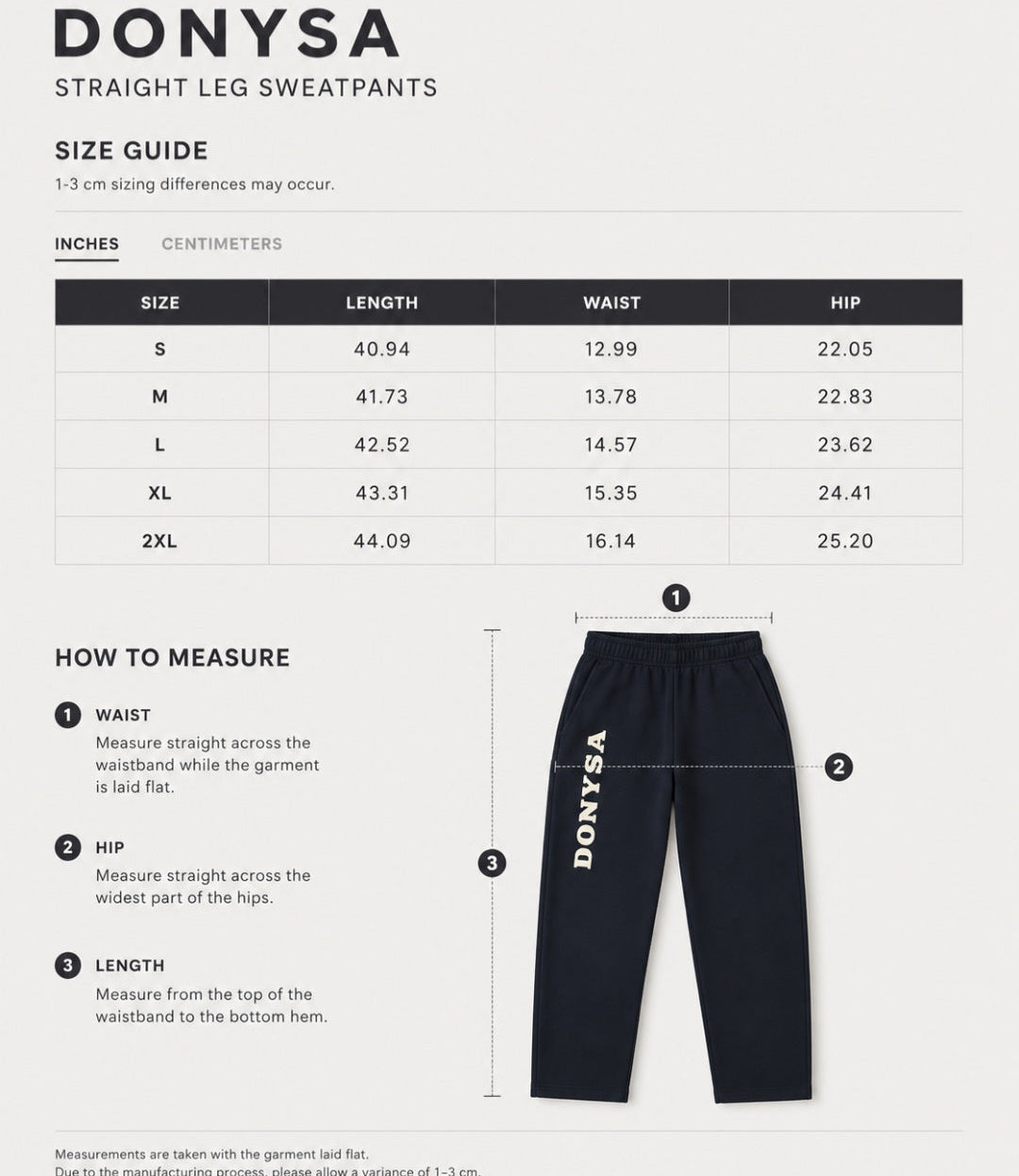 UNIFORM SWEATPANT