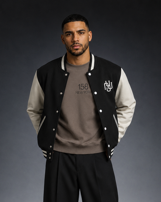 "158" Two-Tone Varsity Jacket