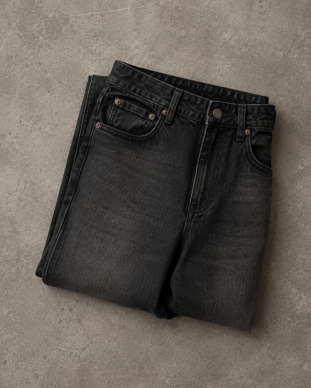 Vintage Denim Black Jeans