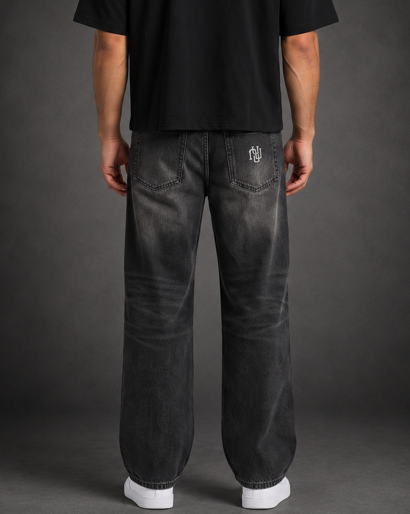 Vintage Denim Black Jeans