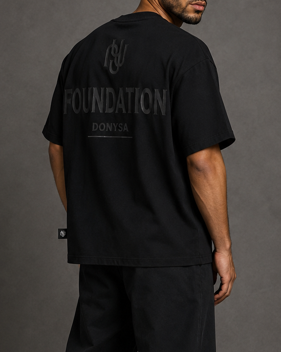 Foundation Tee — Black.