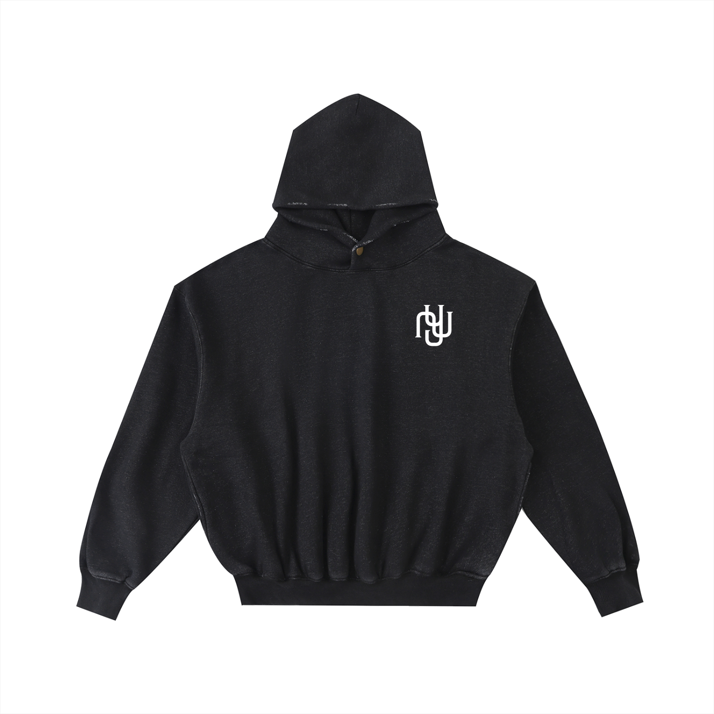 DONYSA Frayed Signature Hoodie